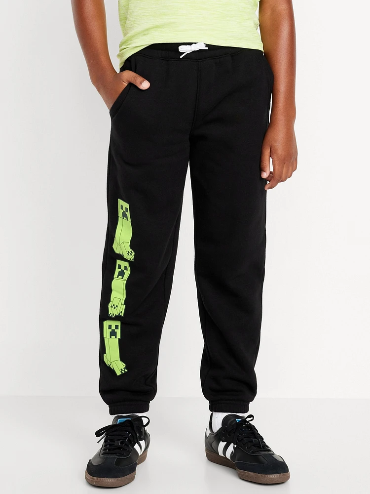 Minecraft Gender-Neutral Jogger Sweatpants for Kids