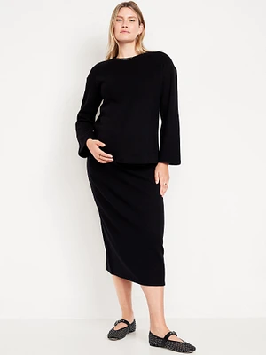 Maternity Cozy Maxi Skirt