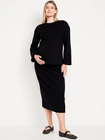 Maternity Cozy Maxi Skirt