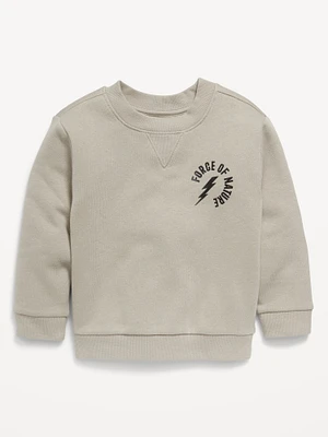 Crew-Neck Graphic Sweatshirt for Toddler Boys