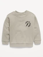 Crew-Neck Graphic Sweatshirt for Toddler Boys