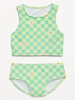 Printed Tankini Swim Set for Girls