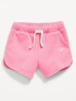 Logo-Graphic Shorts for Toddler Girls