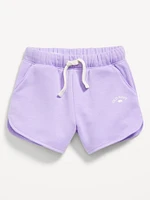 Logo-Graphic Shorts for Toddler Girls