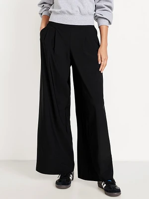 Extra High-Waisted SleekTech Pleated Trousers