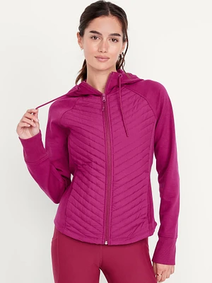 Dynamic Fleece Hybrid Zip Hoodie Sweatshirt