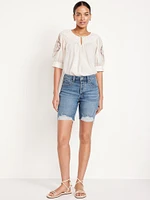 High-Waisted OG Jean Cut-Off Shorts - 7-inch inseam