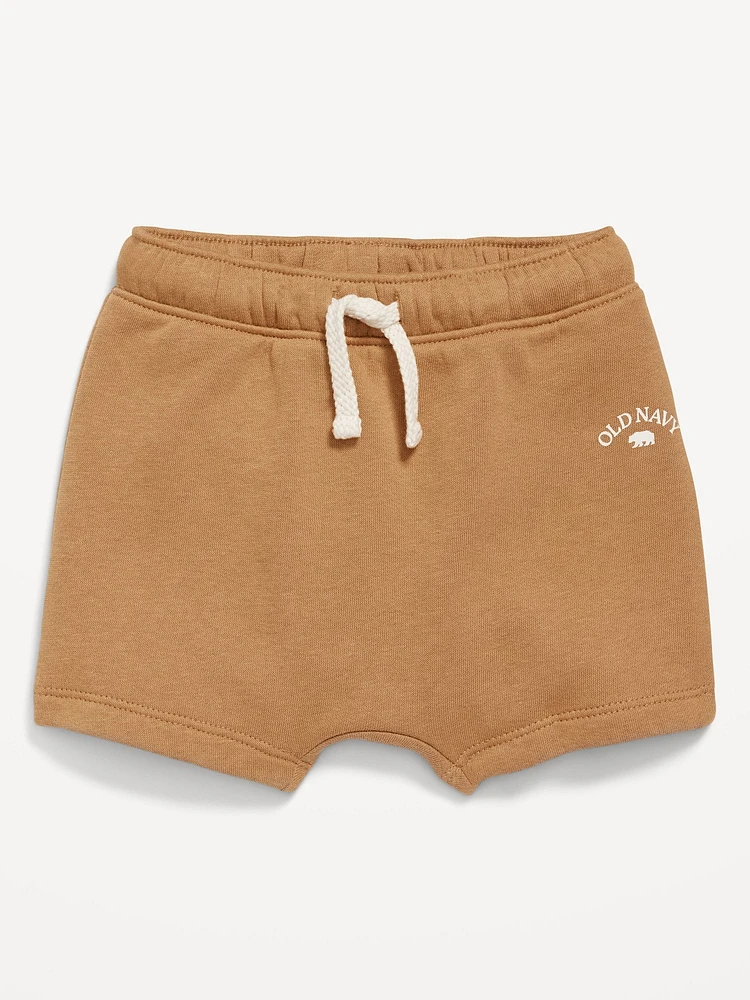 Logo-Graphic Fleece Shorts for Baby