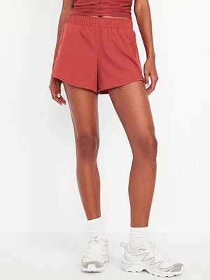 Mid-Rise StretchTech Run Shorts - 4-inch inseam
