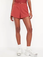 Mid-Rise StretchTech Run Shorts - 4-inch inseam