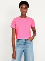 EveryWear Crew-Neck Crop T-Shirt