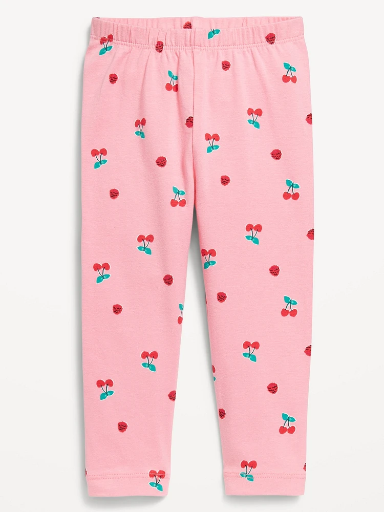 Printed Full-Length Leggings for Toddler Girls