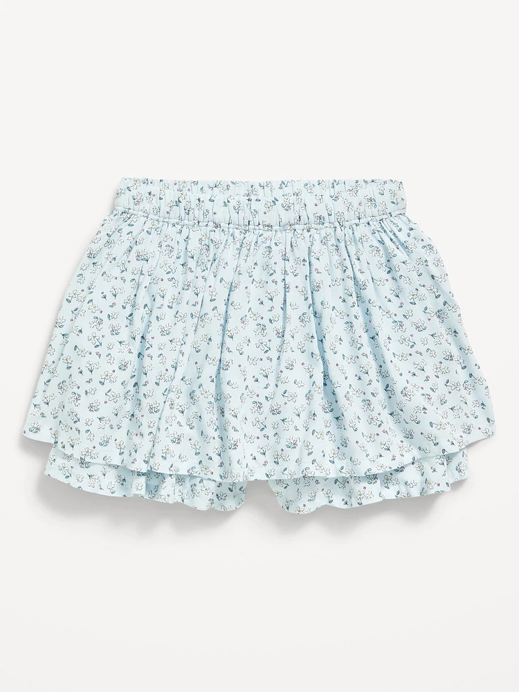 Printed Skort for Toddler Girls