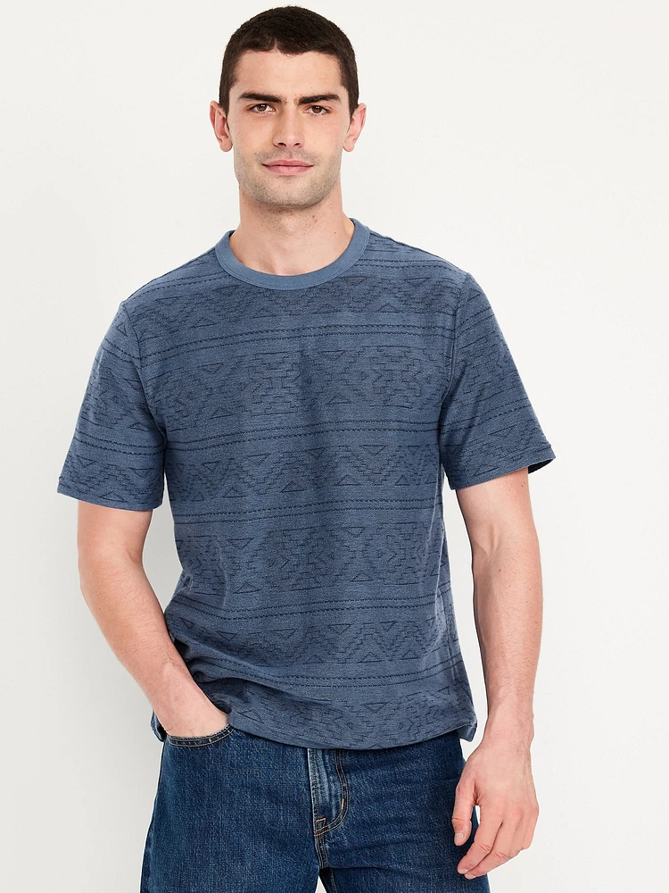 Textured Jacquard T-hirt