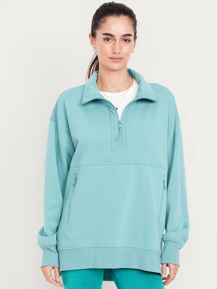 Dynamic Fleece Half-Zip Tunic weatshirt
