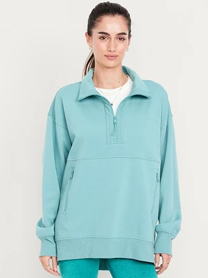 Dynamic Fleece Half-Zip Tunic weatshirt