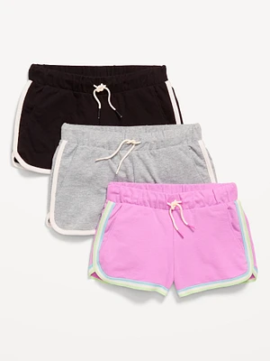 Dolphin-Hem Cheer Shorts 3-Pack for Girls