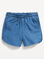 Dolphin-Hem Shorts for Toddler Girls