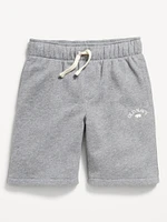 Below Knee Fleece ogo-Graphic Jogger Shorts for Boys