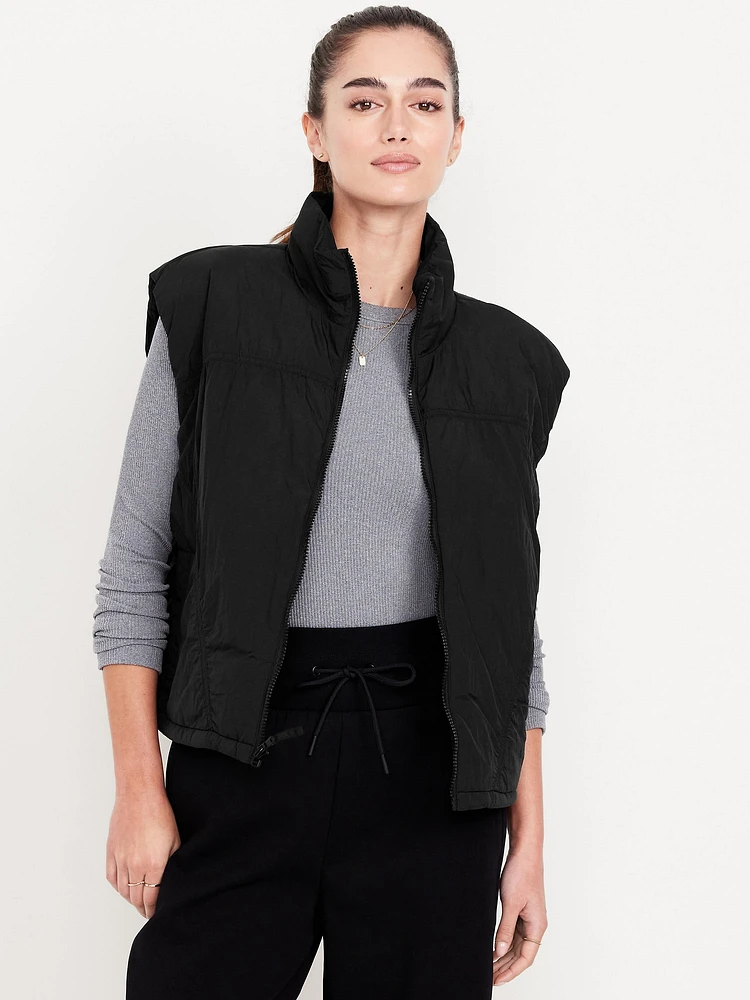 Water-Repellent Zip Vest