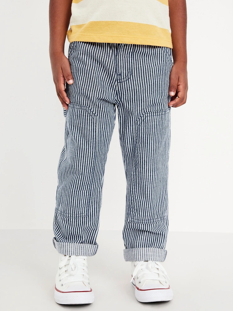 Printed Utility Carpenter Pants for Toddler Boys