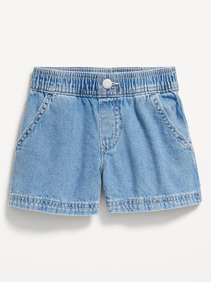 Pull-On Jean Shorts for Toddler Girls