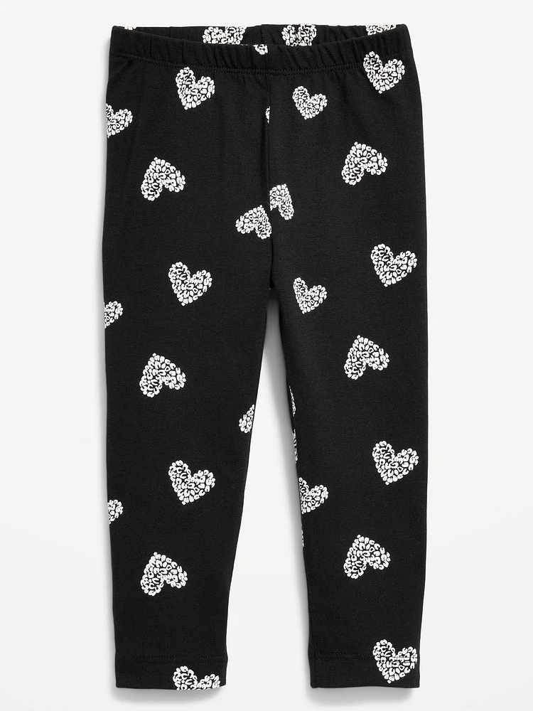 Printed Full-Length Leggings for Toddler Girls