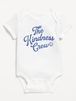 Short-Sleeve Unisex Graphic Bodysuit for Baby