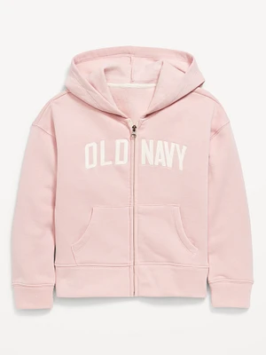 ogo-Graphic Zip Hoodie for Girls