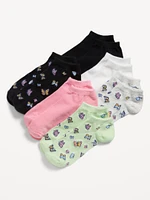 Printed Ankle Socks 6-Pack for Girls