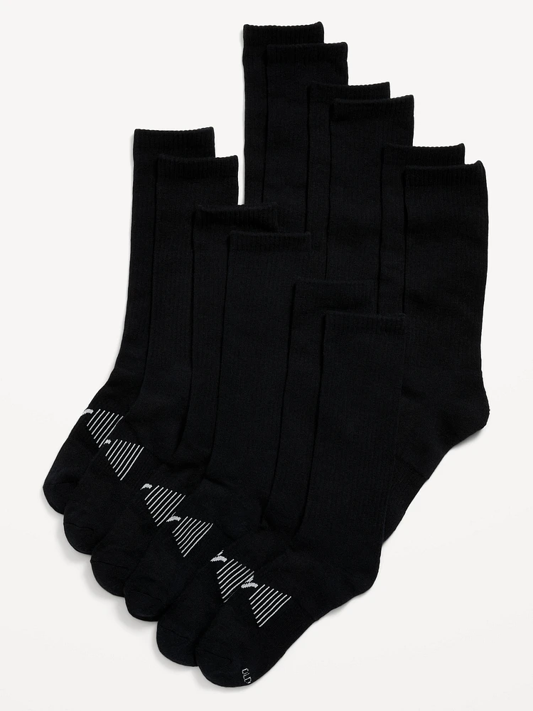 6-Pack Athletic Tube Socks for Men