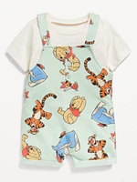 Disney Short-Sleeve T-Shirt and Shortalls Set for Baby