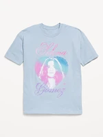 Selena Gomez Oversized Graphic T-Shirt for Girls