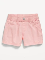 Twill Pull-On Shorts for Toddler Girls