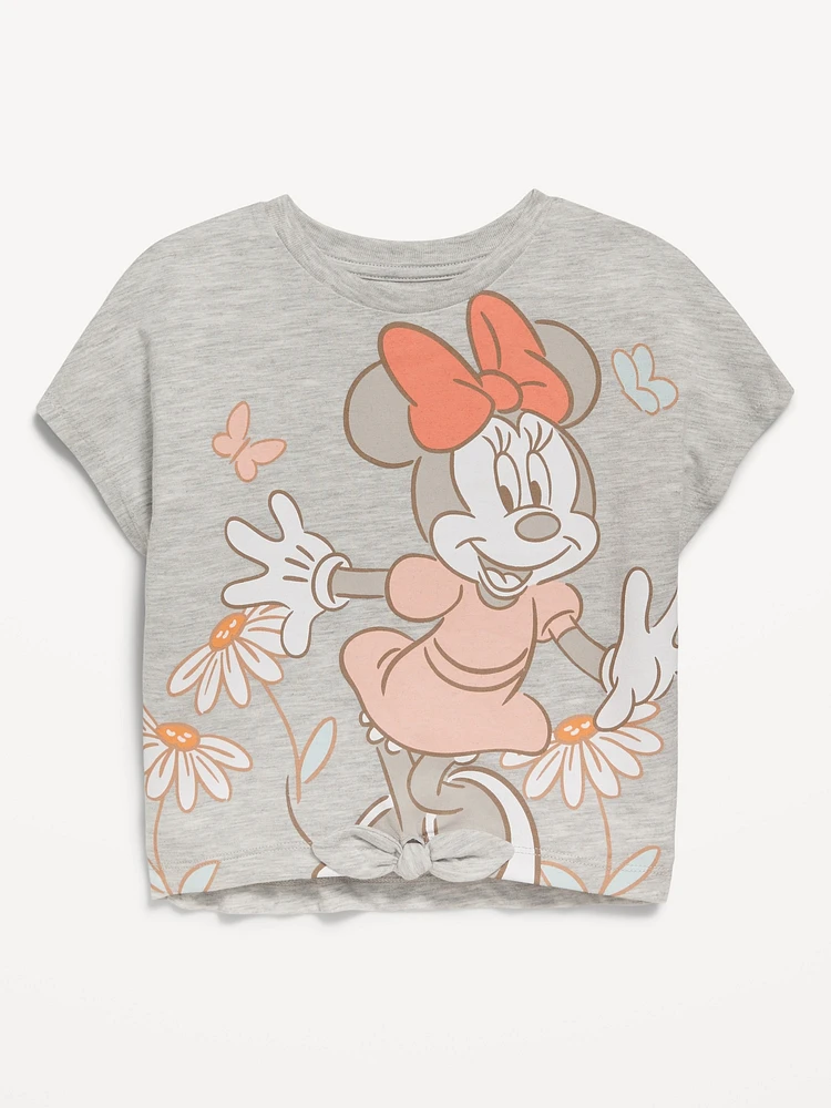 Disney Tie-Knot Graphic T-Shirt for Toddler Girls