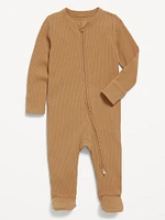 Unisex Sleep & Play 2-Way-Zip Footed One-Piece for Baby