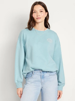 SoComfy Oversized Graphic Sweatshirt