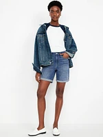 High-Waisted Wow Jean Shorts - 7-inch inseam
