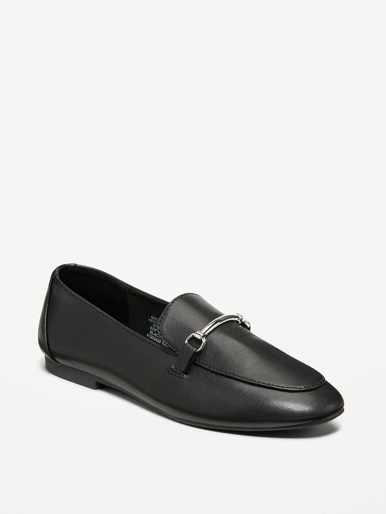 Faux-Leather Soft Loafer