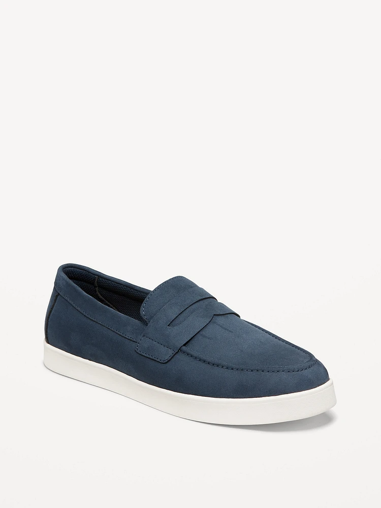 Faux-Suede Loafers for Men