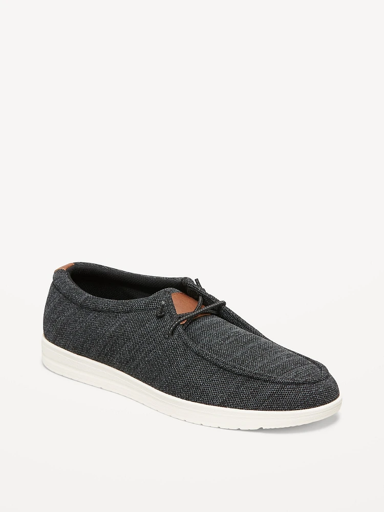 Textured Knit Loafers