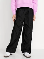 High-Waisted Crinkle Wide-Leg Pants for Girls