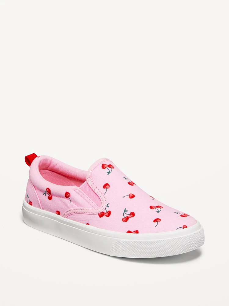 Glitter Canvas Slip-On Sneakers for Girls