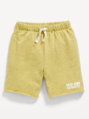 French-Terry Graphic Shorts for Toddler Boys