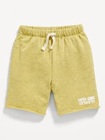 French-Terry Graphic Shorts for Toddler Boys