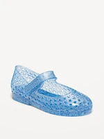 Jelly Mary-Jane Flats for Toddler Girls