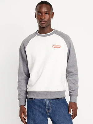 Rotation Color-Block Graphic Sweatshirt