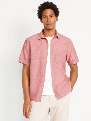 Classic Fit Everyday Linen-Blend Shirt