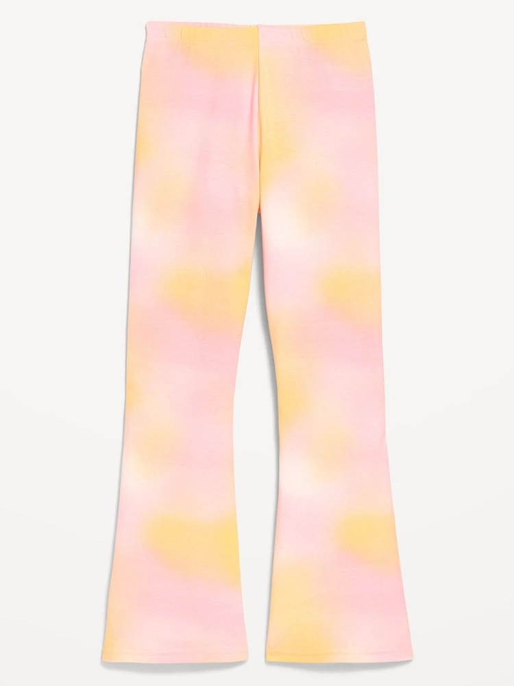 Full-Length Flared Leggings for Girls