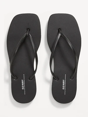 Square Toe Flip-Flop Sandals